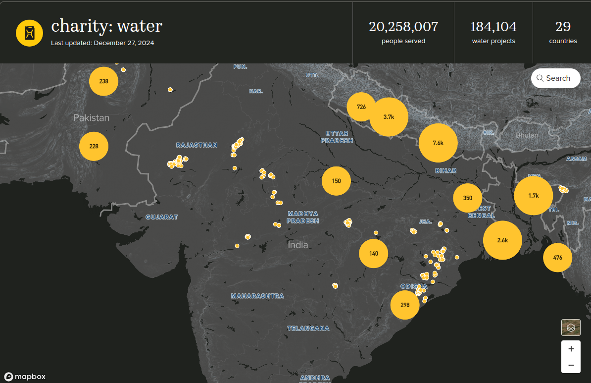 Charity: water – A charity that knows the value of a map